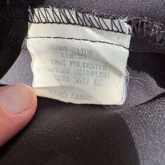 Lily Vintage Y2K Floral Black Pink Womens Flowy Stretch Lightweight Boho Skirt L - Picture 3 of 6